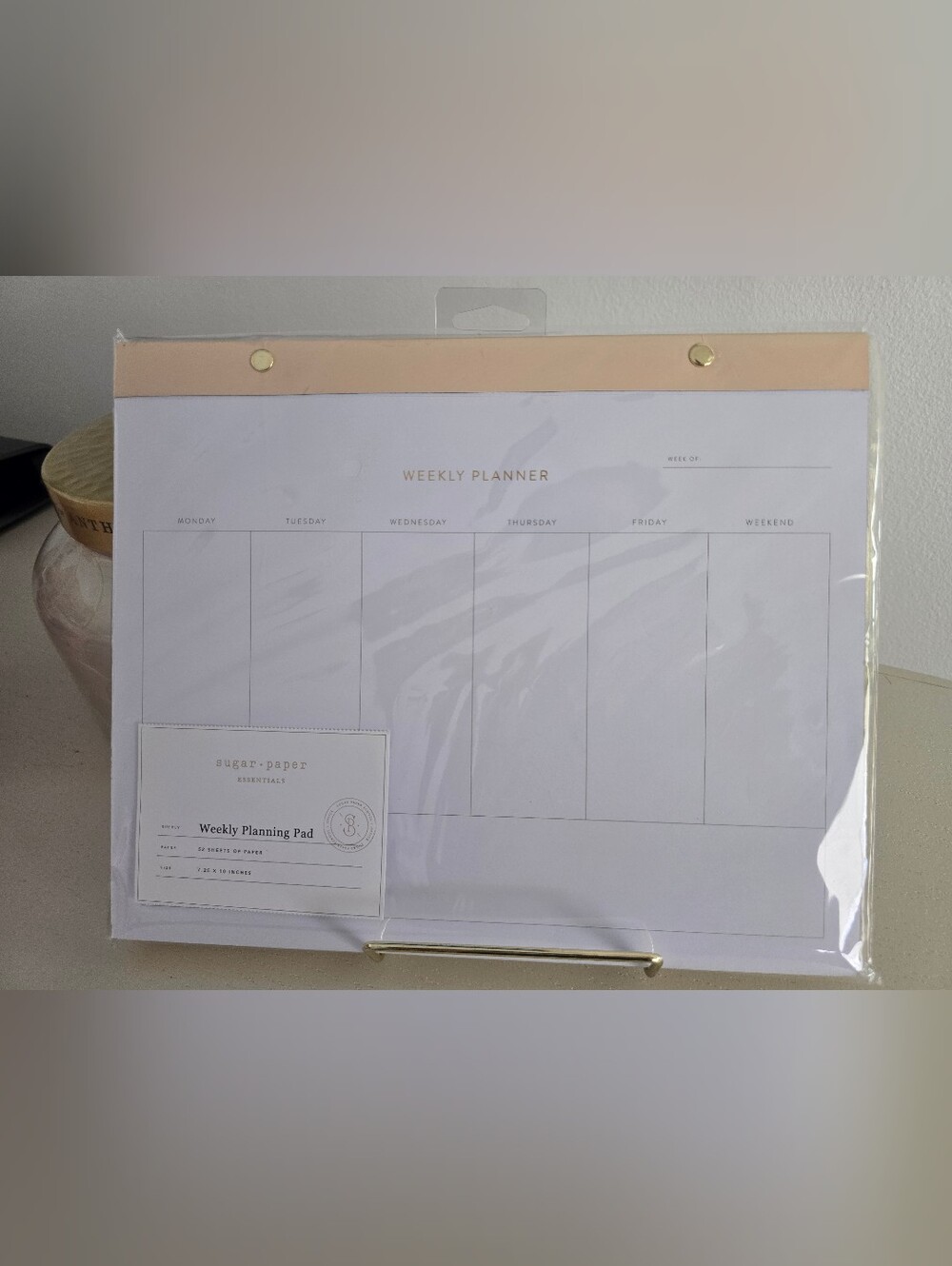 Sugar Paper Essentials Weekly Planning Pad - Picture 2 of 5